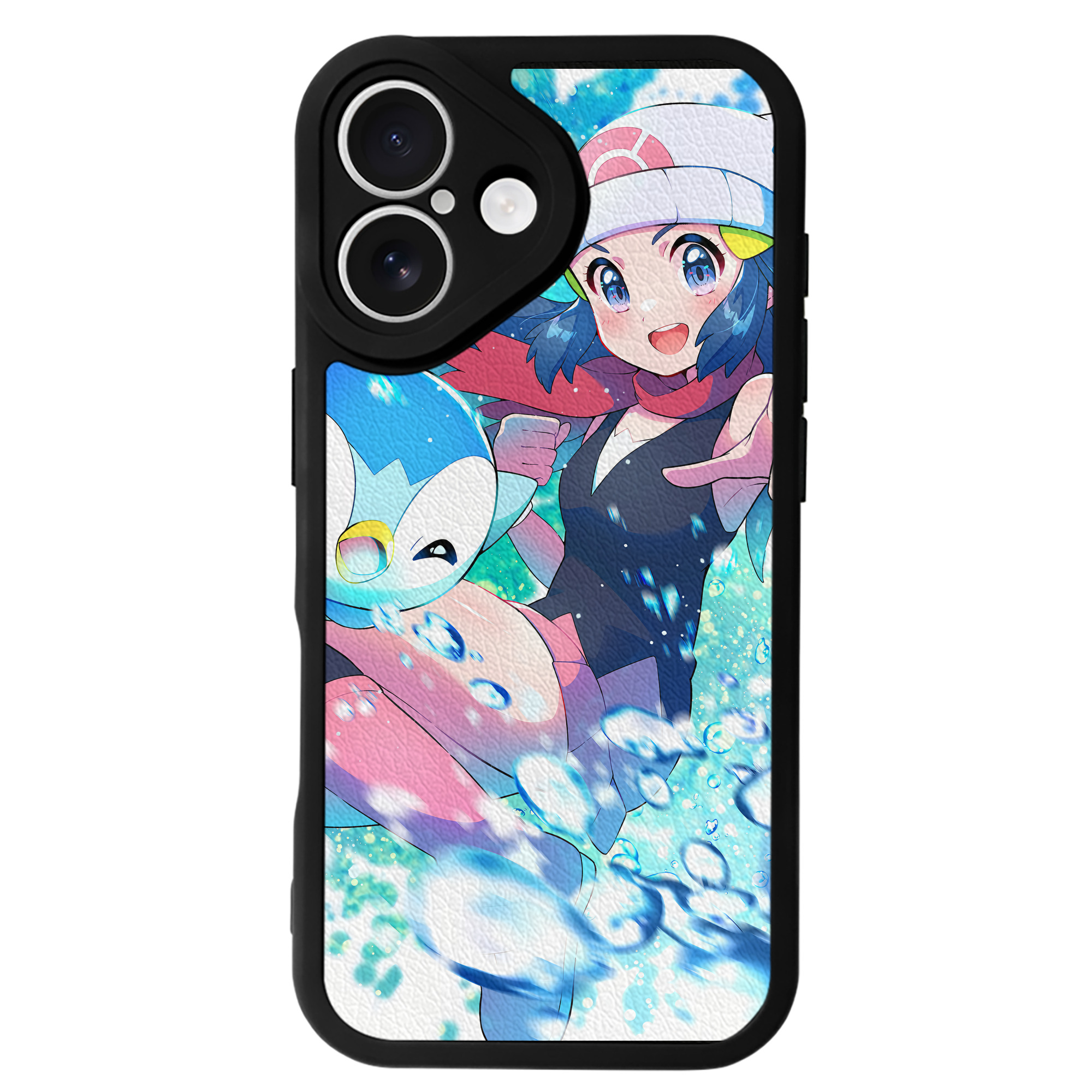 （画像用） ポケットモンスター Pokémon 【iPhone 16シリーズ対応】シリコンスマホケース（レザー調） 材質：シリコン